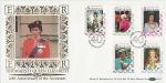 1992-02-06 Accession Stamps IOM Silk FDC (71352)