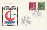 1966-09-24 Germany Europa Stamps FDC (71436)
