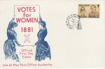1981-05-22 Votes for Women Stamp Douglas FDC (71591)