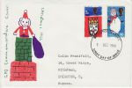 1966-12-01 Christmas Stamps Brighton FDC (71626)