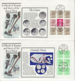 1983-09-14 Royal Mint Booklet Full Panes x4 FDC (71910)