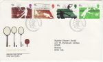 1977-01-12 Racket Sports Stamps Bureau FDC (72033)