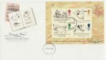 1988-09-27 Edward Lear Stamps M/S Cleveland FDC (72866)