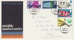 1969-04-02 Anniversaries Stamps Croydon FDC (72300)