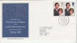 1981-07-22 Royal Wedding Stamps Bureau FDC (72370)