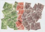 8Â½p 10p & 20p Stamps used off paper approx 50 Stamps (72603)