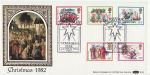 1982-11-17 Christmas Stamps Star Glenrothes FDC (72802)