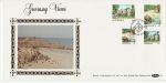 1988-03-28 Guernsey Views Stamps Silk FDC (72943)