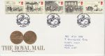1984-07-31 Mailcoach Stamps Bristol FDC (73042)