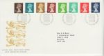 1988-08-23 Definitive Stamps Bureau FDC (73044)