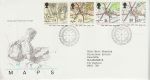 1991-09-17 Maps Stamps Bureau FDC (73187)