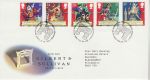 1992-07-21 Gilbert & Sullivan Stamps Bureau FDC (73194)