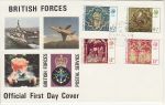 1976-11-24 Christmas Stamps Forces FPO cds FDC (73218)