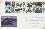 1965-09-13 Battle of Britain Stamps with faults FDC (73242)