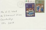 1970-10-08 Christmas Stamps Cambridge Slogan (73245)