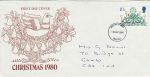 1980-11-19 Christmas Stamp Bristol FDC (73250)