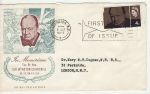 1965-07-08 Churchill Stamp Paddington Slogan FDC (73287)