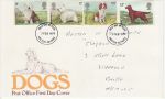 1979-02-07 Dogs Stamps Milton Keynes FDC (73341)