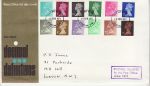1971-02-15 Definitive Stamps London FDC (73351)