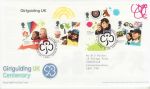 2010-02-02 Girlguiding Stamps M/S T/House FDC (73368)