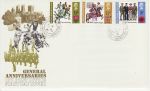 1971-08-25 Anniversaries Stamps Aylesbury cds FDC (73545)