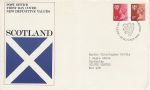 1976-10-20 Scotland Definitive Stamps Edinburgh FDC (73572)