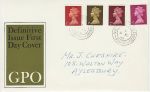 1968-02-05 Definitive Stamps Aylesbury cds FDC (73578)
