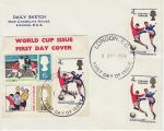 1966-08-18 England Winners + June Issue FDC (73600)