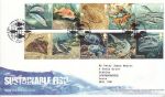 2014-06-05 Sustainable Fish Stamps T/House FDC (73856)