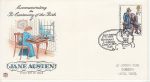 1975-10-22 Jane Austen Stamp Bath FDC (73950)