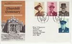 1974-10-09 Churchill Stamps Blenheim FDC (74119)