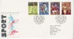1980-10-10 Sport Stamps Cardiff FDC (74161)