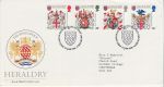 1984-01-17 Heraldry Stamps London EC FDC (74196)