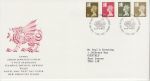 1993-12-07 Wales Definitive Stamps Cardiff FDC (74242)