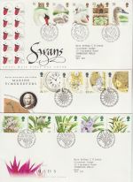 1993 Bulk Buy x7 First Day Covers With Bureau Pmks (74351)
