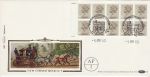 1983-04-05 Booklet Stamps Windsor Silk FDC (74499)