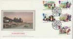 1994-08-02 Summertime Stamps Lords NW8 Silk FDC (74571)