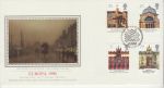 1990-03-06 Europa Buildings Stamps Silk FDC (74666)