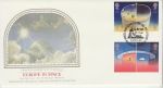 1991-04-23 Europe in Space Jodrell Bank Silk FDC (74675)