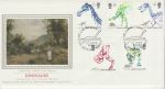 1991-08-20 Dinosaurs Stamps Inverness Silk FDC (74679)