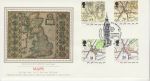 1991-09-17 Maps Stamps London SW1 Silk FDC (74680)