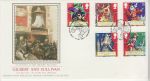 1992-07-21 Gilbert & Sullivan Stamps Bureau Silk FDC (74686)