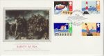 1985-06-18 Safety at Sea Stamps Cromer Silk FDC (74712)