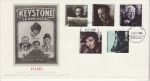 1985-10-08 British Films Stamps Grimsby Silk FDC (74716)