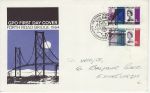 1964-09-04 Forth Road Bridge S Queensferry FDC (74757)