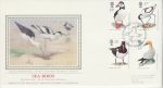 1989-01-17 Sea Birds Stamps Benbecula Silk FDC (74798)