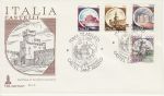 1980-09-22 Italy Castle Stamps FDC (74925)