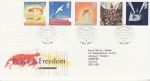 1995-05-02 Peace & Freedom LONDON SW FDC (75054)