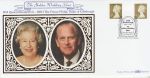 1997-04-21 Golden Wedding Definitive Windsor Silk FDC (75113)