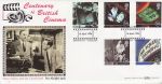 1996-04-16 Cinema Stamps Shepperton Silk FDC (75123)